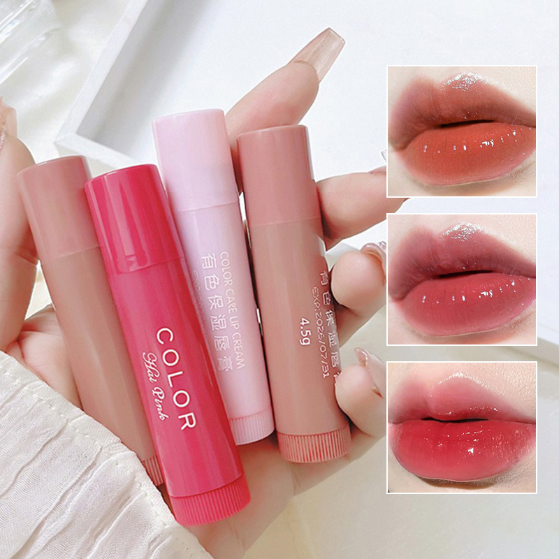 Korean Food Snacks - HAIPINK 3-Piece Set Tinted Moisturizing Lip