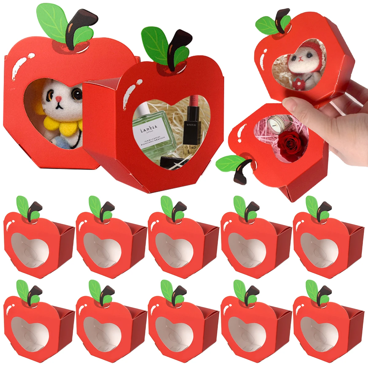 10/20Pcs Apple Window Candy Bo - Food Like Snacks ulasan dan harga
