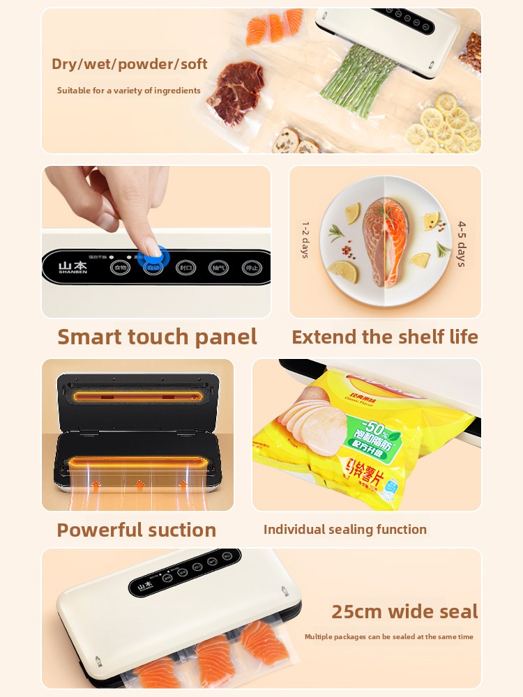Mini Vacuum Sealer Machine Aut - Food With Snacks ulasan dan harga