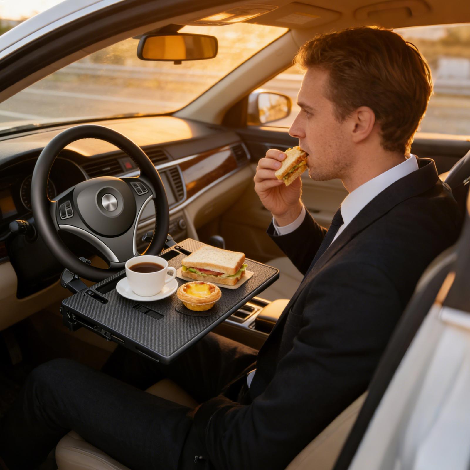 Steering Wheel Tray Table Mult - Snacks Food Video ulasan dan harga