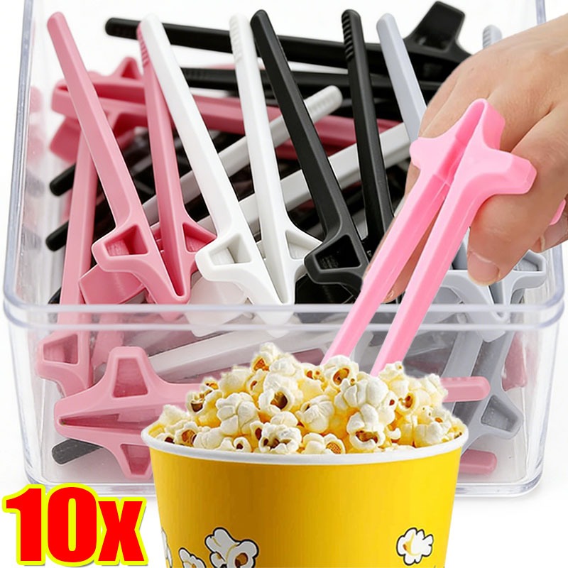 10/1PCS Lazy Fingers Chopstick - Snacks Food Video ulasan dan harga