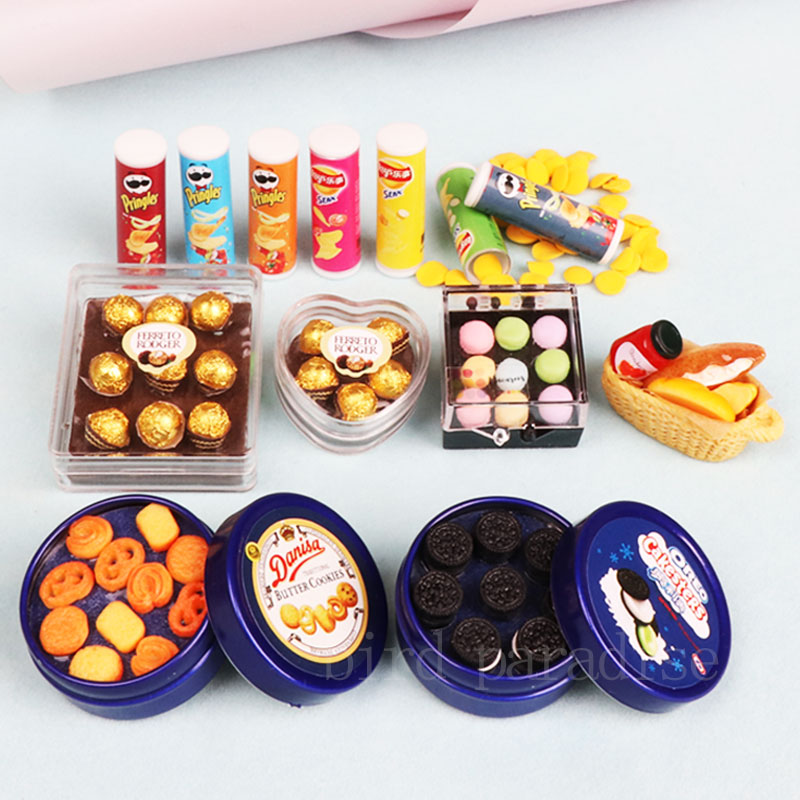 1/6 Miniatrue Dolls Food Mini  - Food Like Snacks ulasan dan harga