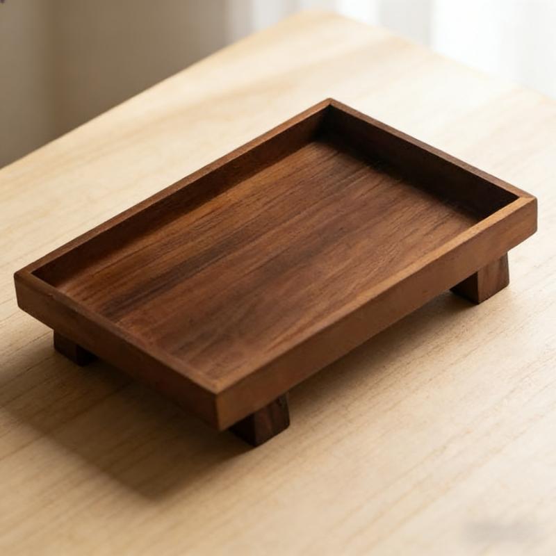 * Tableware Solid Walnut Woode - Food Like Snacks ulasan dan harga