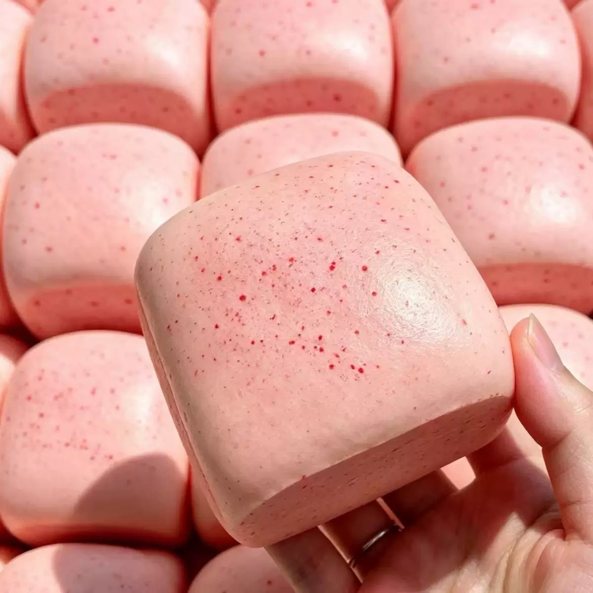 PU Slow Rising Sticky Cube Squ - Korean Food Snacks ulasan dan harga