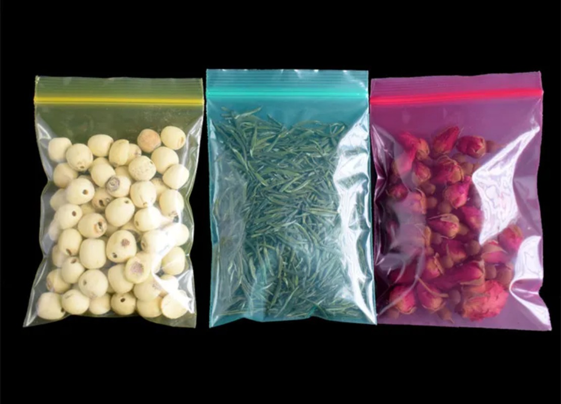50/100PCS Thick PE Plastic Zip - Food Like Snacks ulasan dan harga