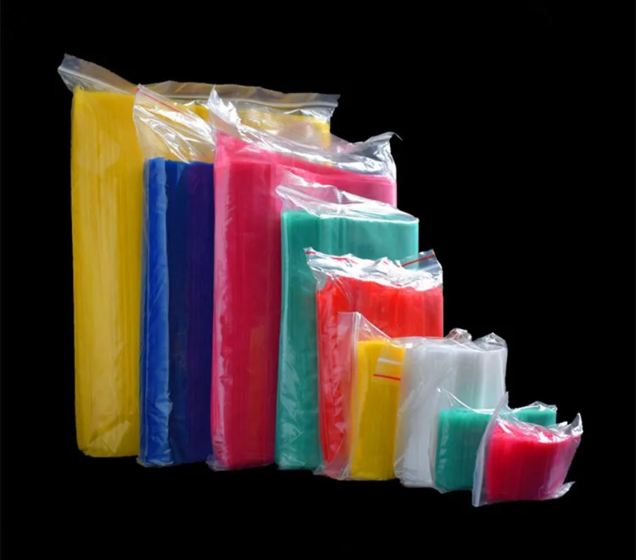50/100PCS Thick PE Plastic Zip - Food Like Snacks ulasan dan harga